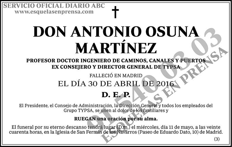 Antonio Osuna Martínez